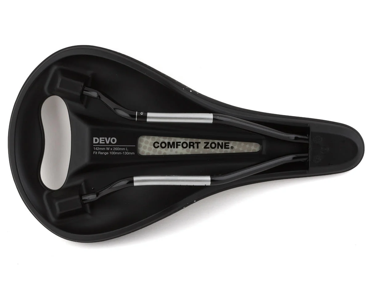 WTB Devo PickUp Saddle (Black) (Chromoly Rails) (M) (142mm) - view 4